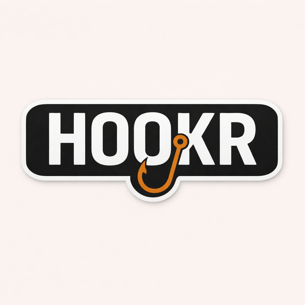 HOOKR Logo Sticker